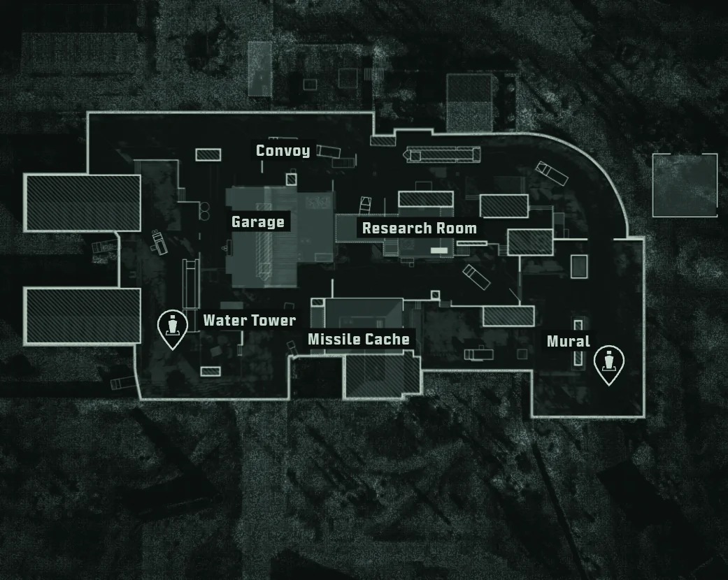 Munition top-down tactical map