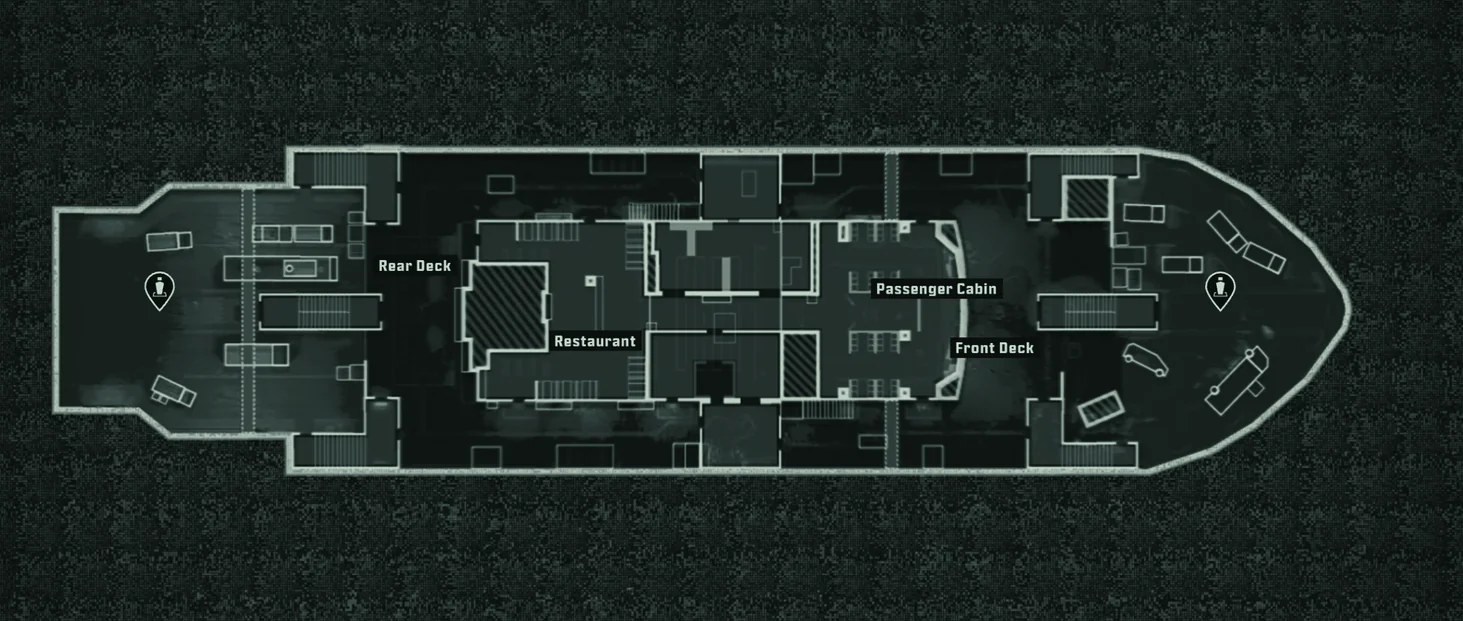 Nautical top-down tactical map