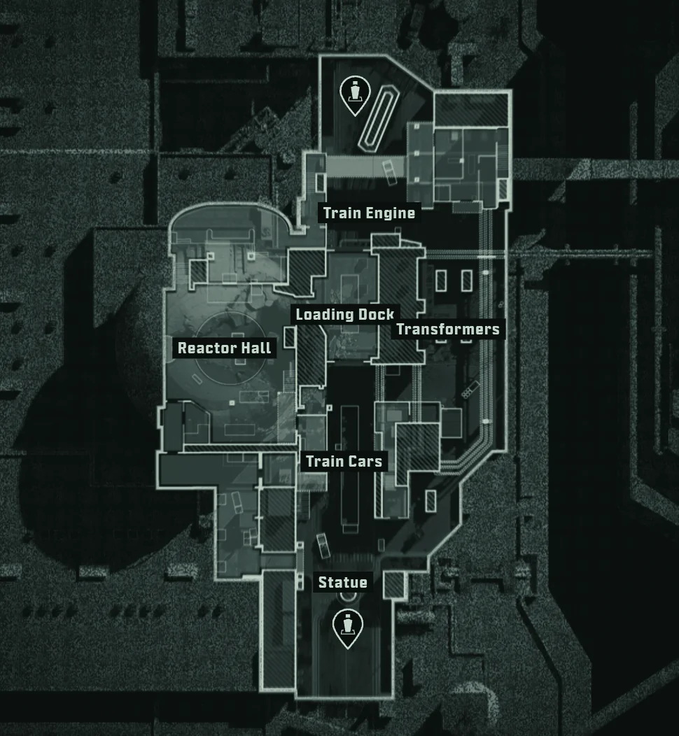 Reactor U92 top-down tactical map