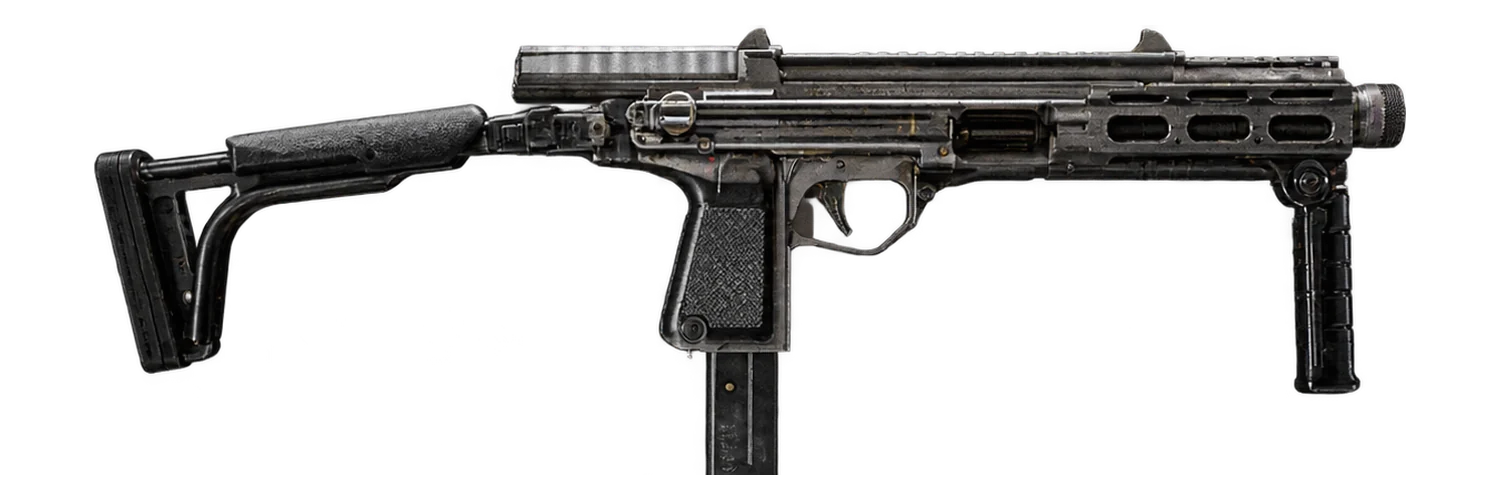 Wz.55 Striga (SMG) side profile illustration
